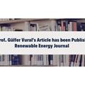 Asst. Prof. Gülfer Vural's Article has been Published
